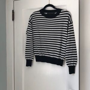 Black and white stripe sweater